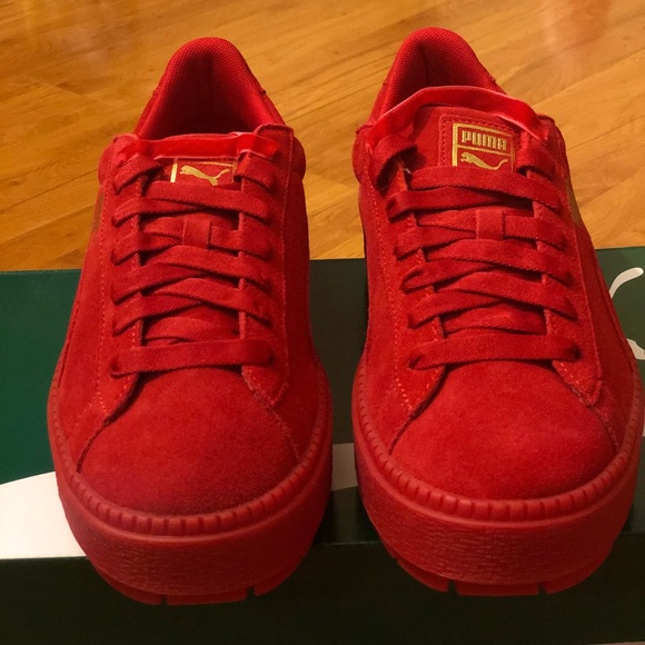 puma suede platform trace wns